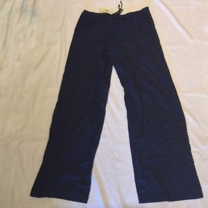 NWT Tommy Bahama Navy Drawstring Long Pants